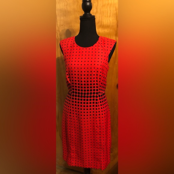 J. Crew Dresses & Skirts - Elegant Red Polka Dot Dress